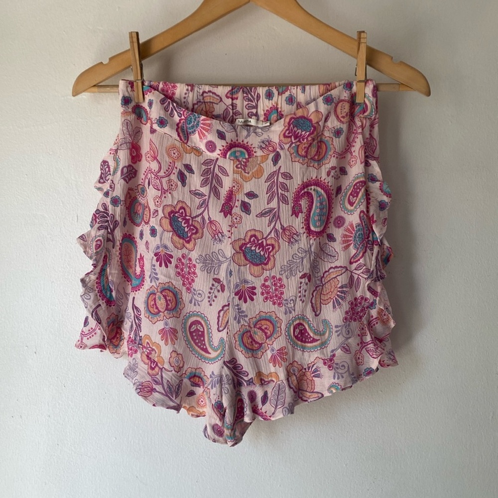 Tularosa S Ruffled Paisley Short